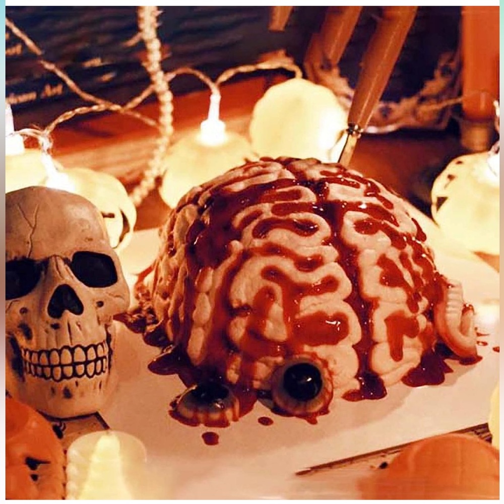Silicone Brain Shape Mold, Silicone Diy Brain Mold Brain Cake Mold Silicone Mold